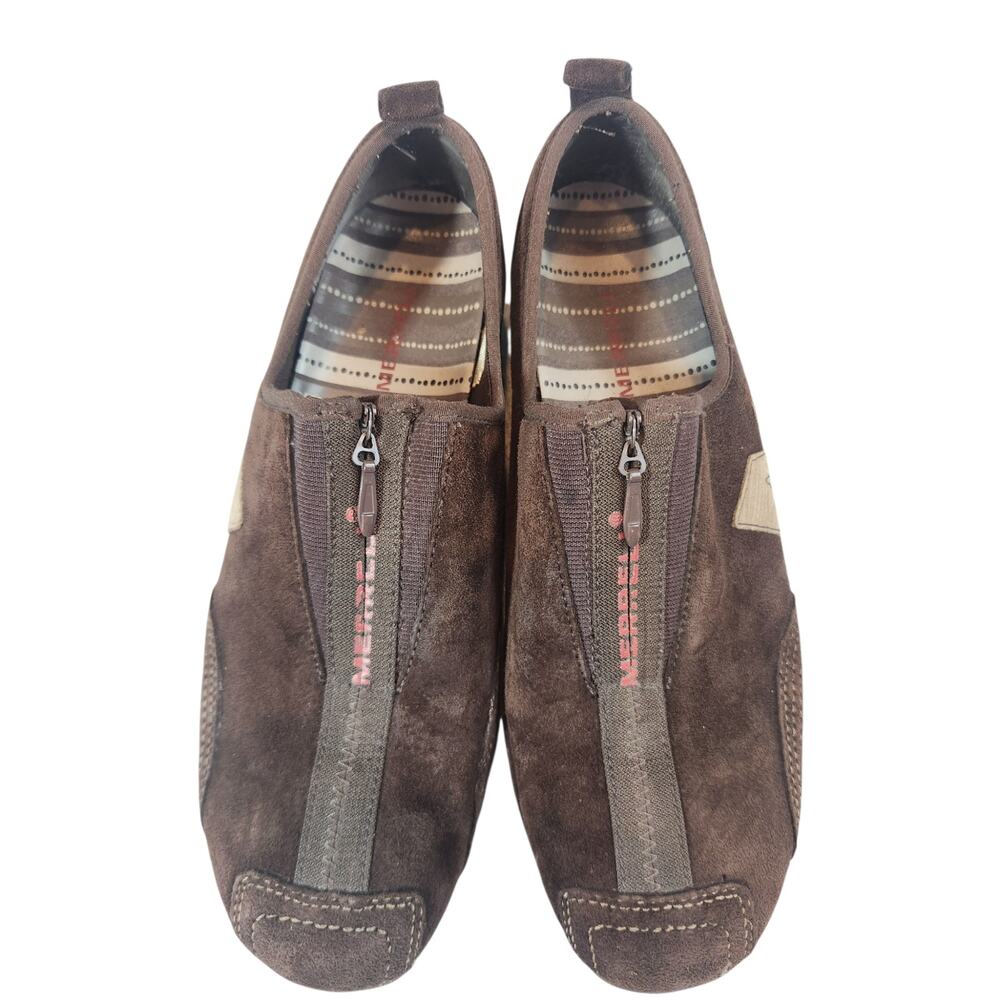 Merrell Barrado Leather Chestnut Slip On Performance Shoes Women’s Size 10